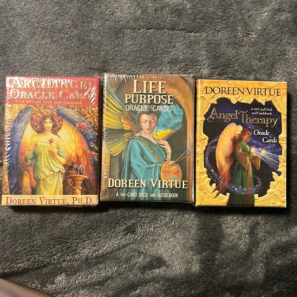 Doreen Virtue oracle cards x3. Two packs are sealed and never opened (last 2). - Picture 1 of 1